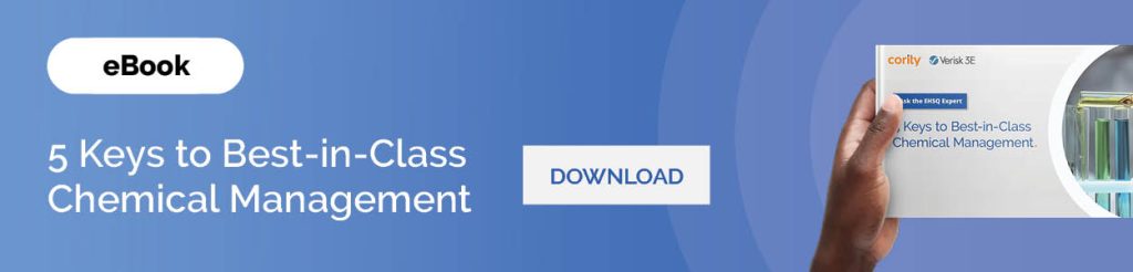 Chemical Management and Chemical Data Reporting Best Practices