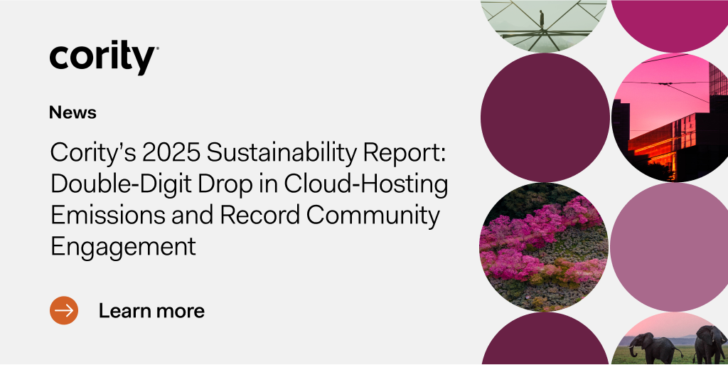 Cority’s 2025 sustainability report highlights reduced cloud-hosting emissions and strong community engagement.