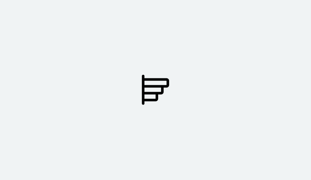 A simple black icon of a horizontal flag with three stripes, waving to the right, symbolizes an EHS Software Platform, centered on a light gray background.