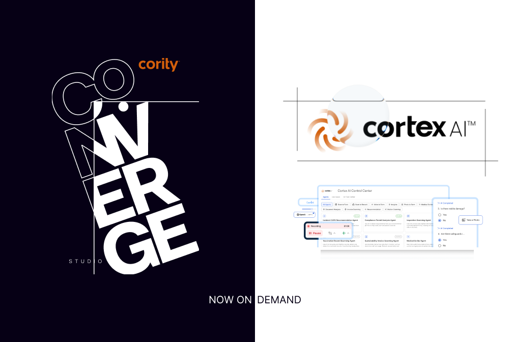 On‑demand recording of Cority’s Converge Studio event and Cortex AI launch for EHS+ innovation.